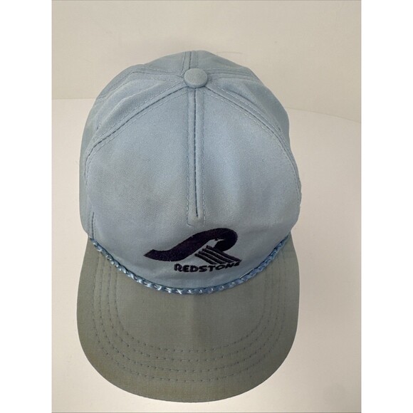 Vintage Redstone Arsenal Huntsville AL Trucker Style Hat Cap Rope Light Blue - Picture 2 of 11